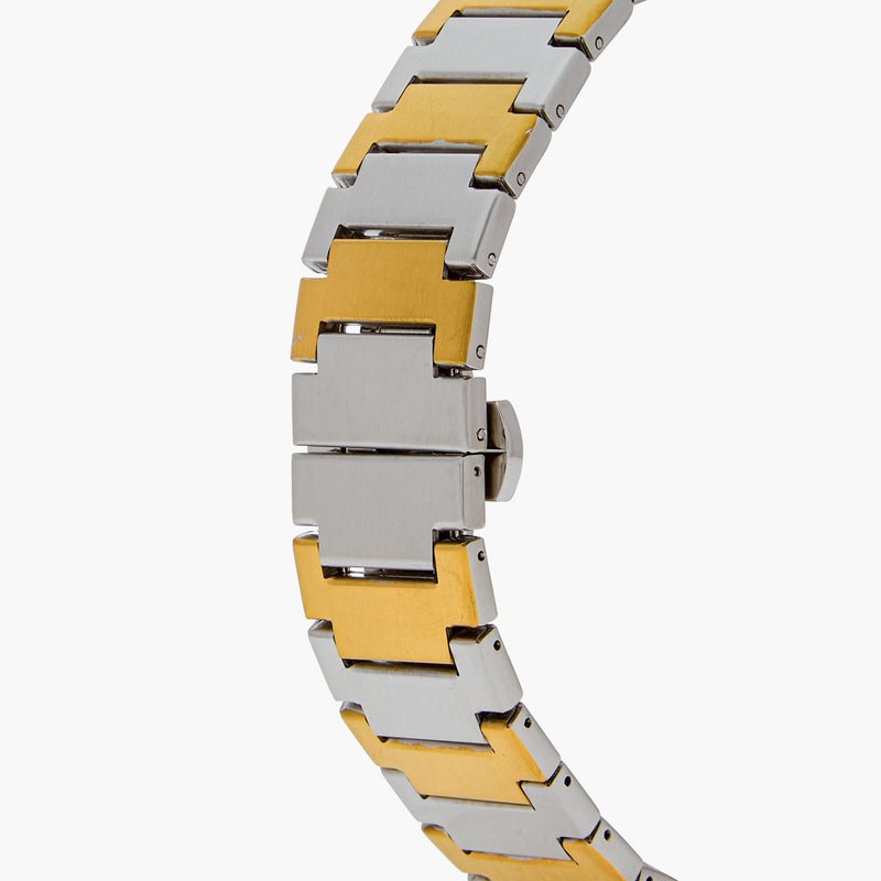 Omax Men's Gold and Silver Analog Watch - Image 5